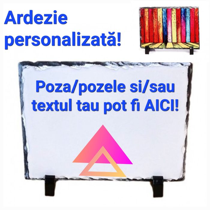 Rama foto personalizata din Ardezie