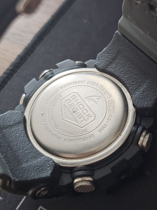 Ceas Casio Mudmaster GG-1000 culoare neru / grafit