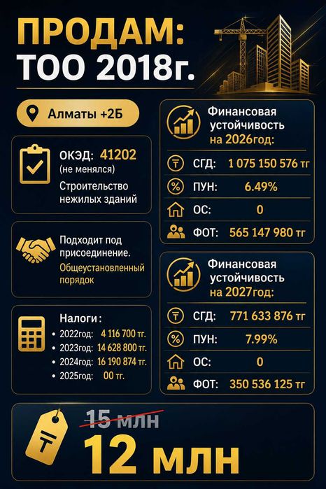 Покупка и Продажа ТОО Казахстан
