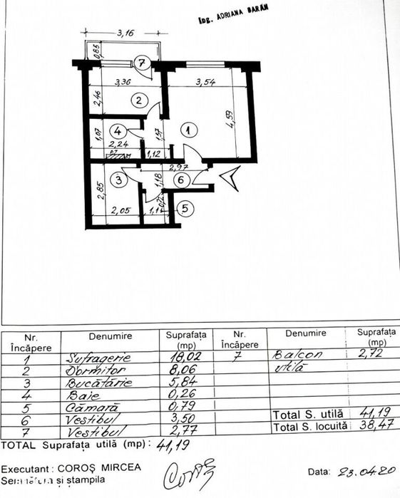 Apartament 2 camere Piata Victoriei - Intr. Dr. Iacob Felix