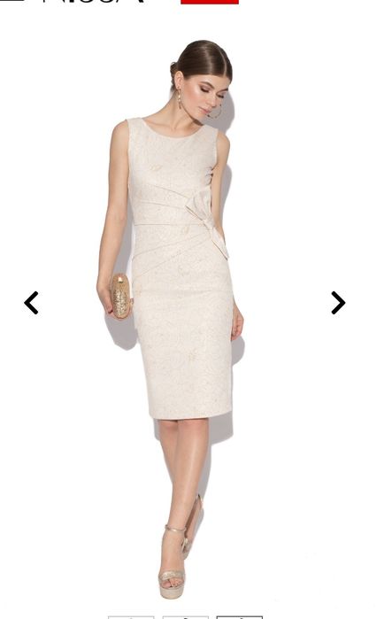 Rochie nissa mărime 38 crem