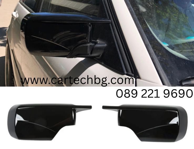 Капаци за огледала BMW E46 – Черен гланц - Батман БМВ