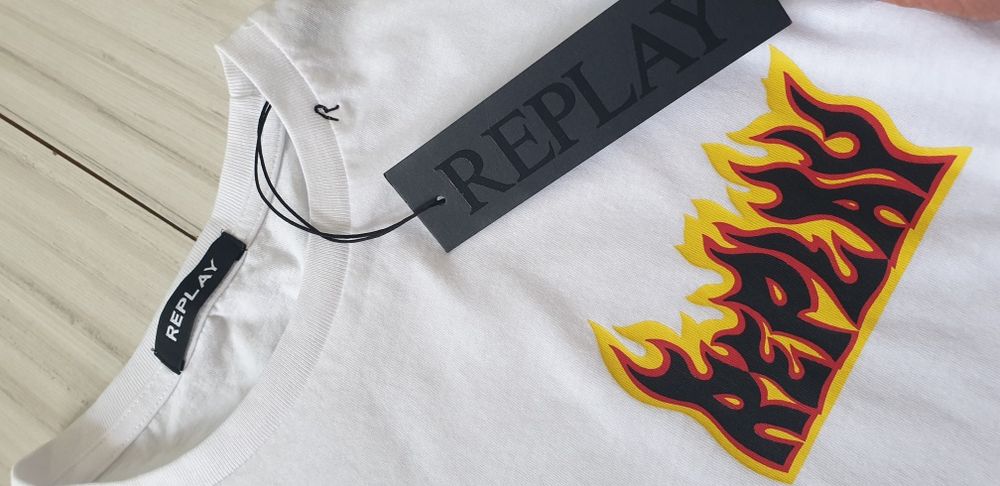 Replay Cotton Mens Size M НОВО! ОРИГИНАЛ! Мъжка Тънка Памучна Блуза!