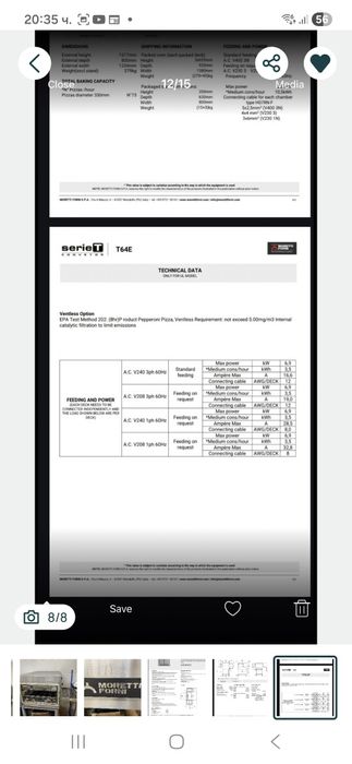 Пицарка Професионална  Moretti Forni