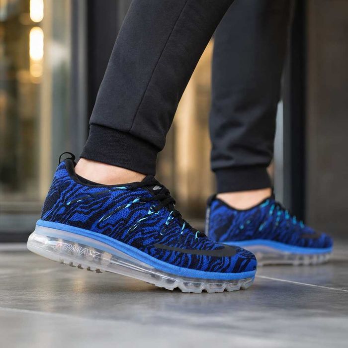 Мъжки маратонки Nike Air Max 2016 Print Blue/Black - 42, 44