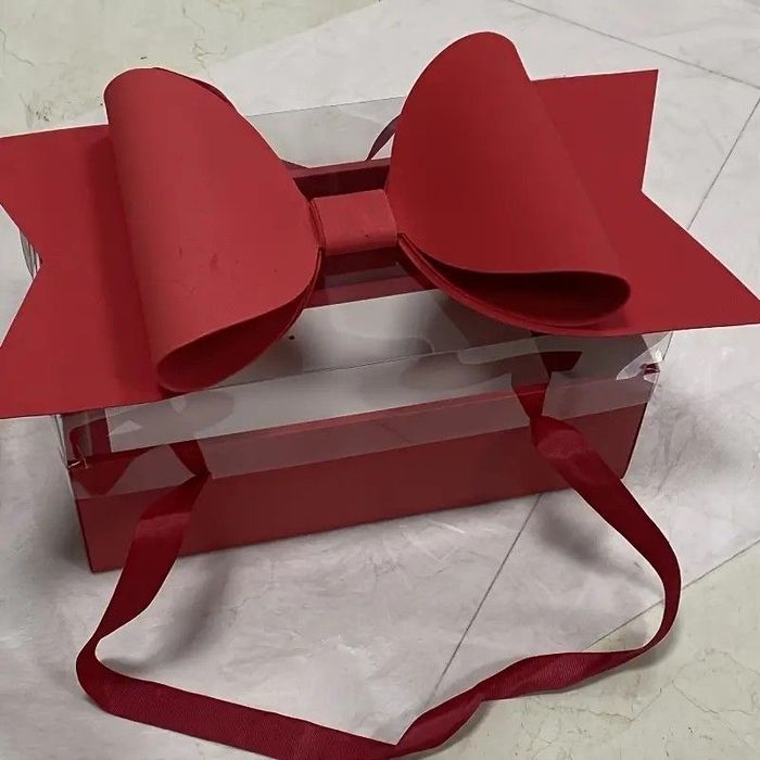 Бантик Коробки для клубники в шоколаде