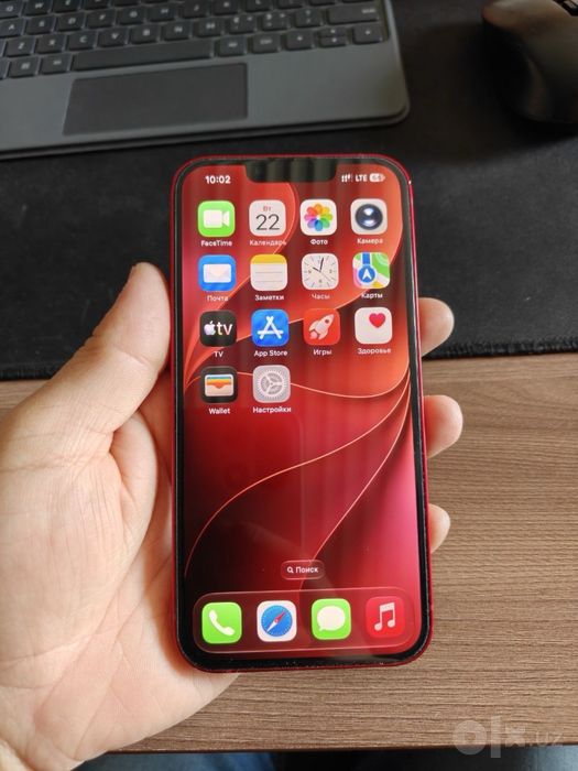 iPhone 13 Red 128 GB LL/A Yangidek.