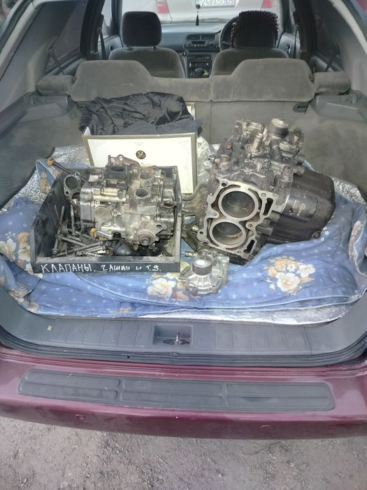 Заряженный блок Субару ej20 атмосферный