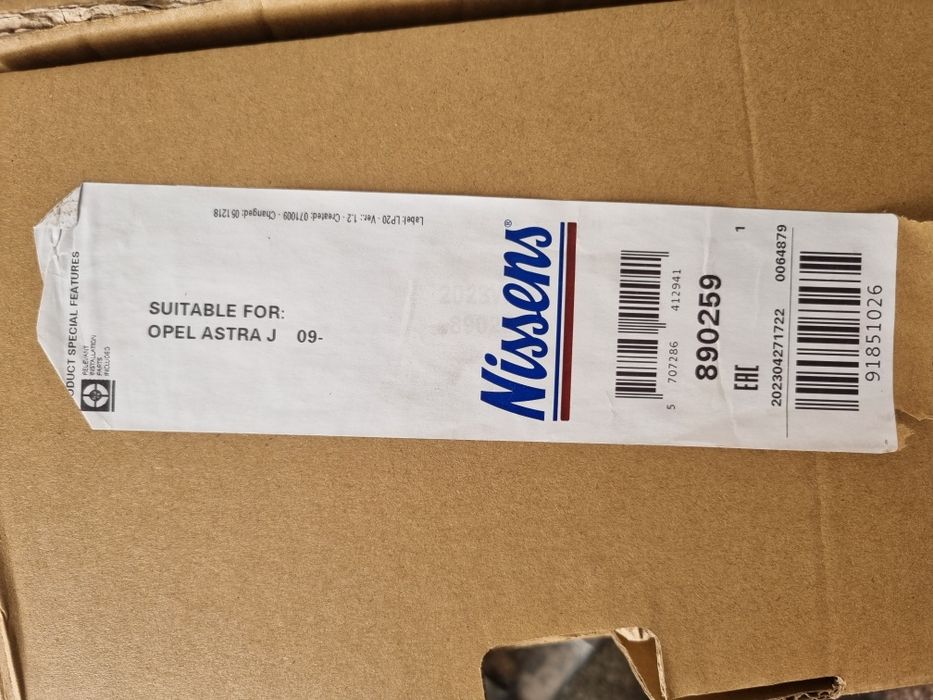 compresor Clima AC Opel astra j - nou