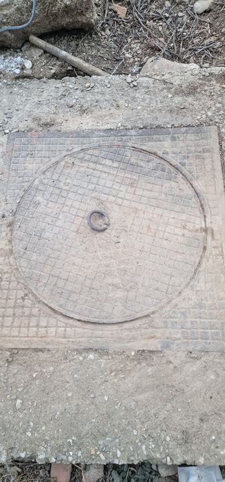 Ramă + capac cămin din fontă