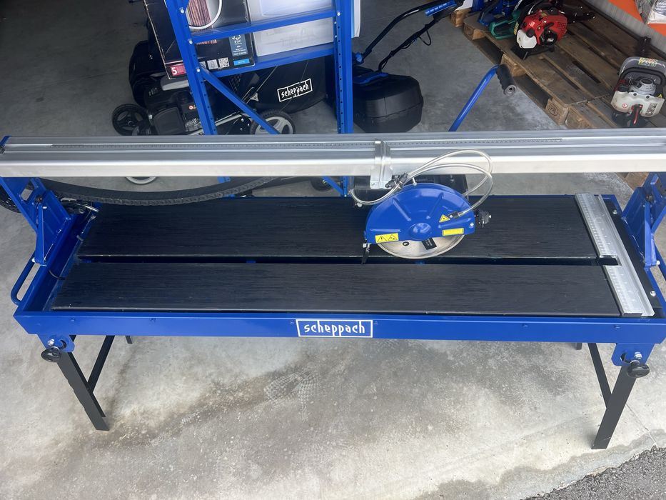 Машина за водно / мокро рязане на плочки и камък 1200mm, 1200W Scheppach FS4700