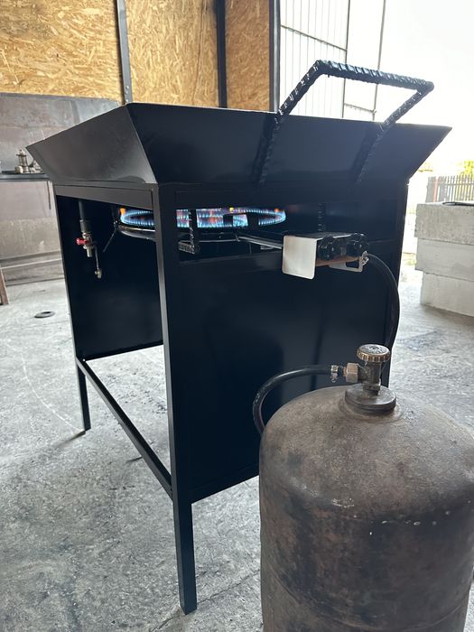 Plita scoici /grill neted pe gaz