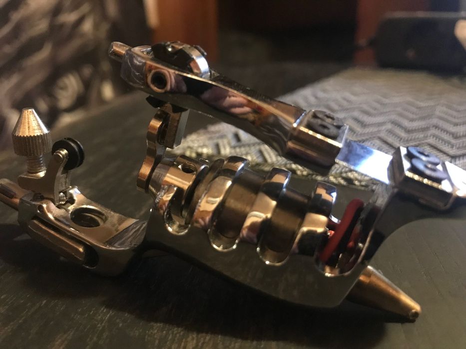 Универсална роторна таттоо машина хром