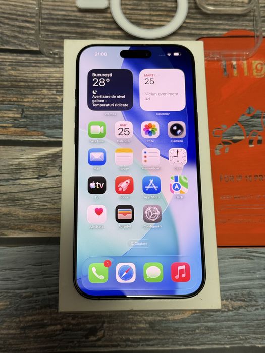 iPhone 16 Pro Max 256GB – Baterie 100% – 5 cicluri – Oferta