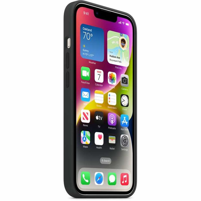 Husa pentru Apple iPhone 14 Pro, Silicon, Neagra