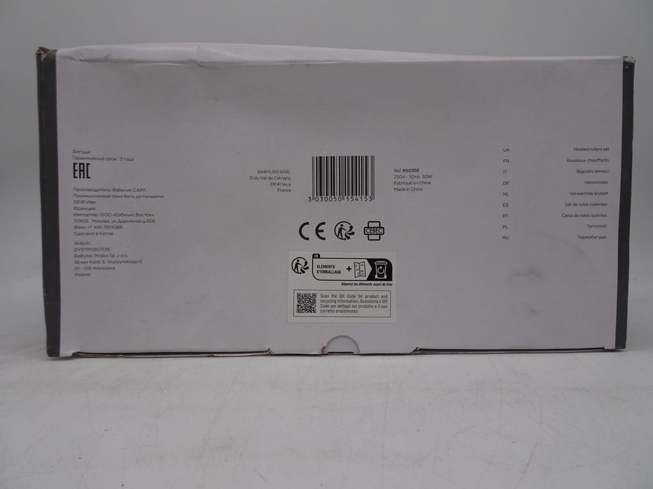 Role de păr ceramice BaByliss, 20 buc, bucle de lungă durată