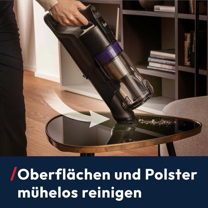 Безжична прахосмукачка Hoover HF1 Plus с XL контейнер и LED светлина