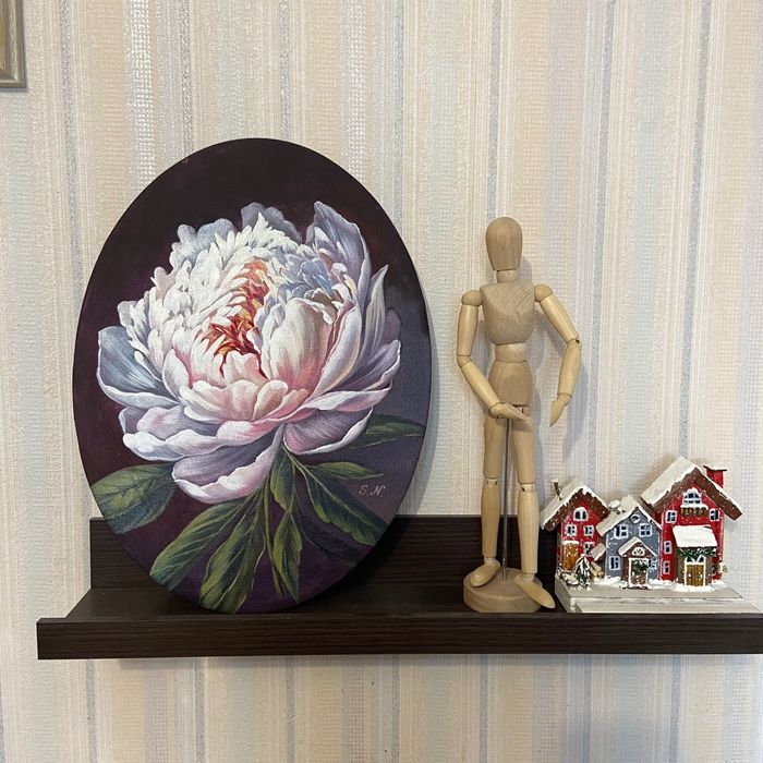 Картина цветы маслом