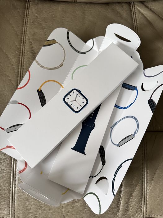 Apple Watch Seria 7 45mm Abyss Blue GPS