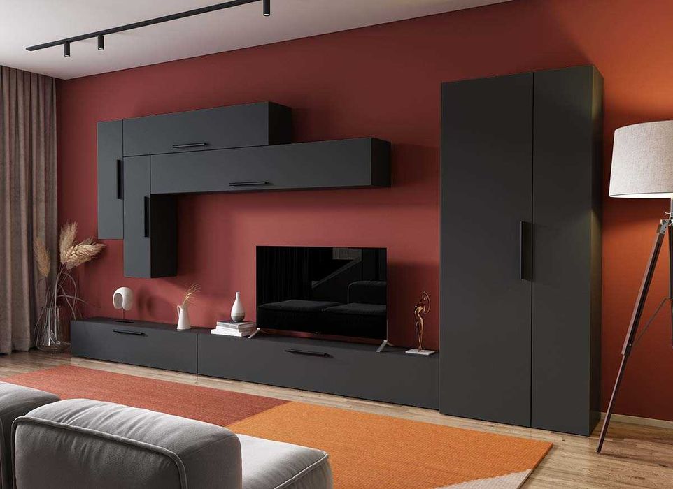 Living Pati 150 – Mobila Sufragerie Gri Antracit
