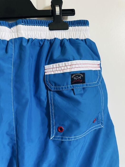 Pantaloni scurti / bermude , de la firma Paul & Shark , masura M / L , pentru barbati , ideali pentru plaja , originali , noi doar probati