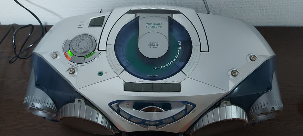 Vand radiocasetofon/CD player