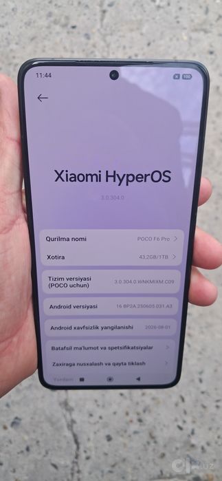 Poco F6 pro sotiladi