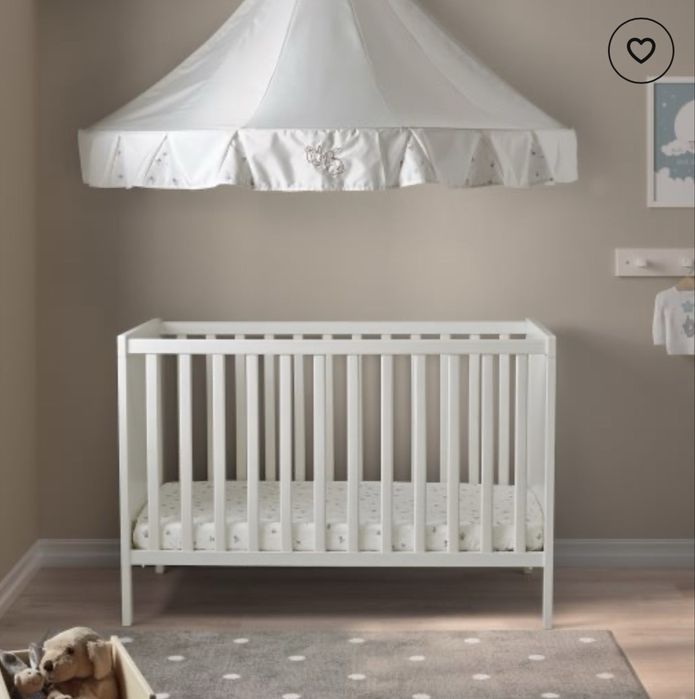 Бебешко легло IKEA SUNDVIK + Матрак SKÖNAST