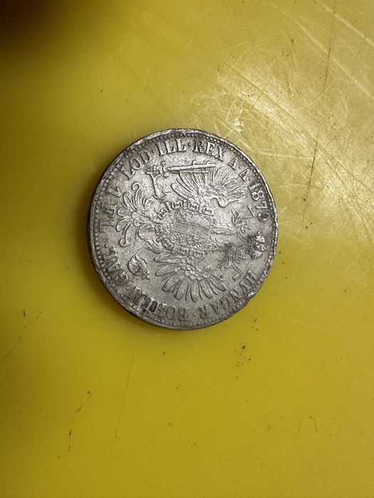 1 florin Moneda argint Imp Austro-Ungar 1879 Franz Joseph