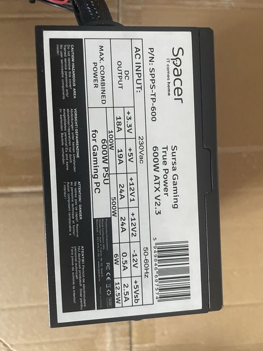 Kit PC Intel Core i3-10100 + MSI H410M PRO-E + Sursă 600W + Carcasă