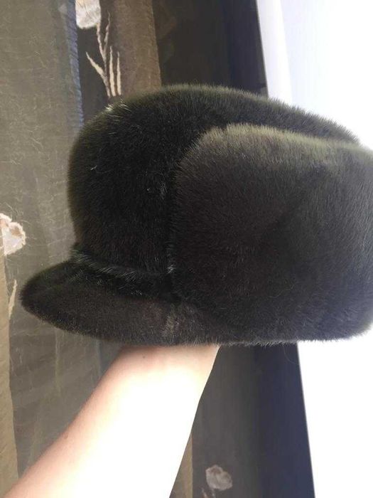 Шапка из нерпы мужская