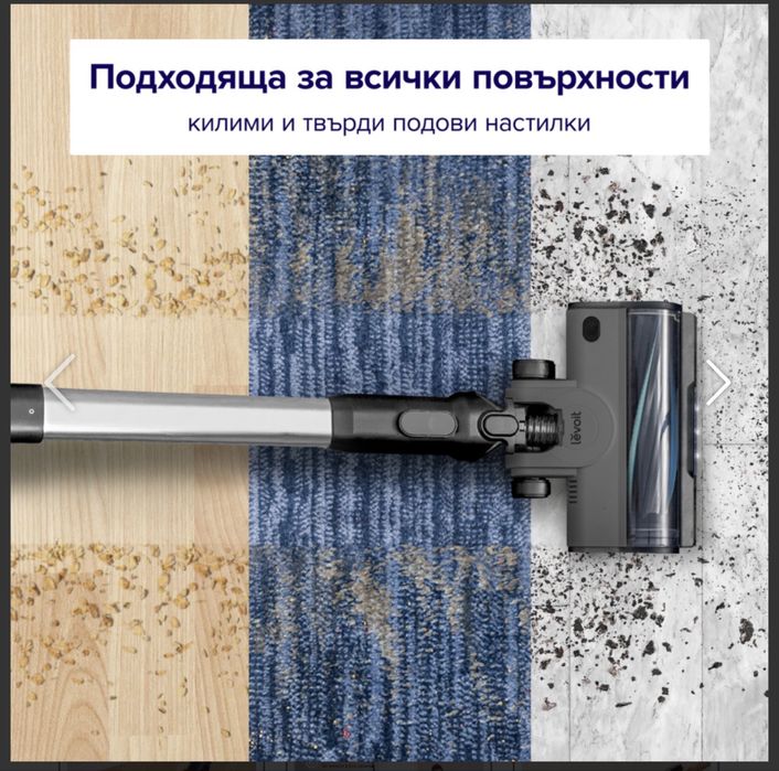 Вертикална прахосмукачка Levoit LVAC-200, черна