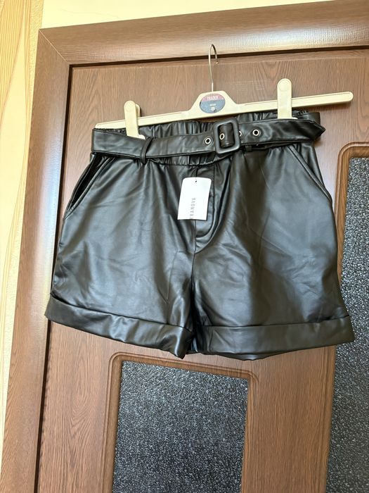 Юношески  кожени къси панталонки Terranova