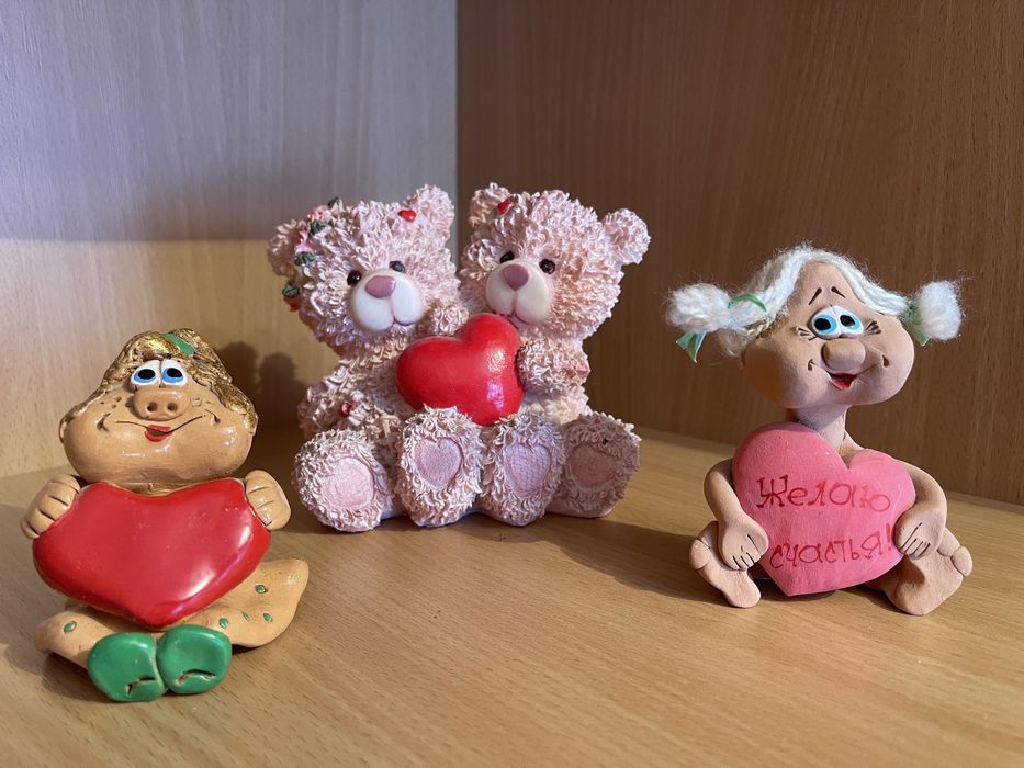 Копилка,  елочные игрушки СССР, Валентинки, МИШУРА