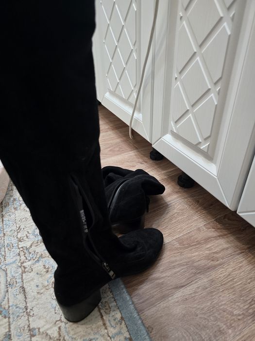 Сапоги замшевые 37 размера