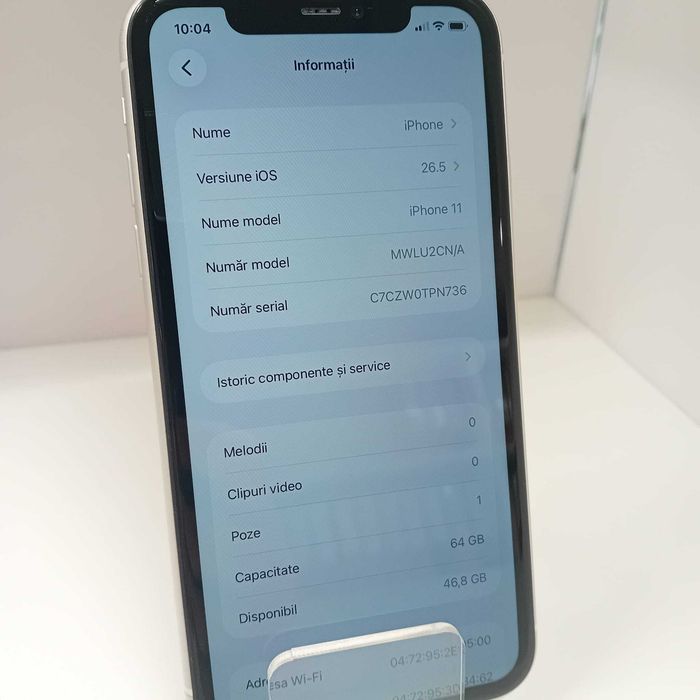 Iphone 11 64Gb (ag49 Esplanada b.8742) Garantie 2 Ani
