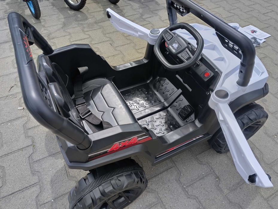 TEXAS акумулаторен джип Fast UTV бял