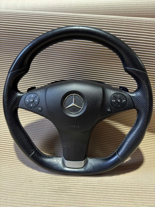 Volan Piele Model AMG Mercedes E Class W212 / W207 cu airbag