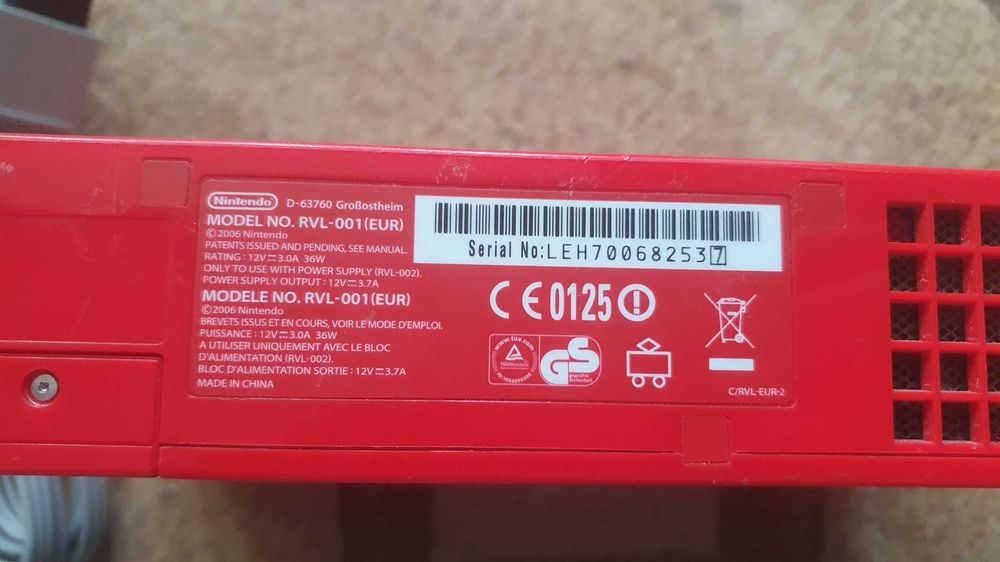 Nintendo Wii Rosu