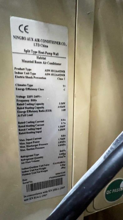 Aparat aer conditionat 12000 BTU Romstal/Habitat