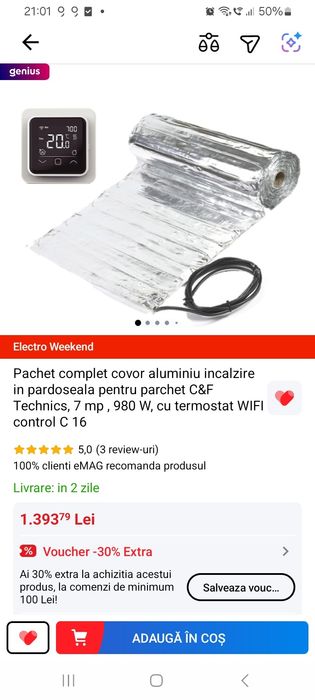 Incalzire in pardoseala electrica