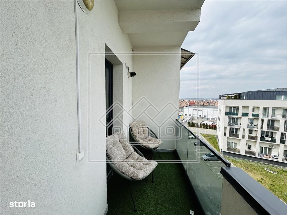 Apartament 2 camere, 46 mp utili + balcon 6 mp, parcare subterana