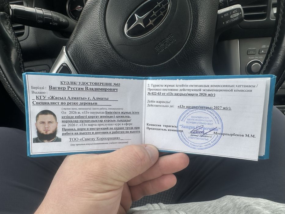 Спил Деревьев,Ағаш кеземыз.