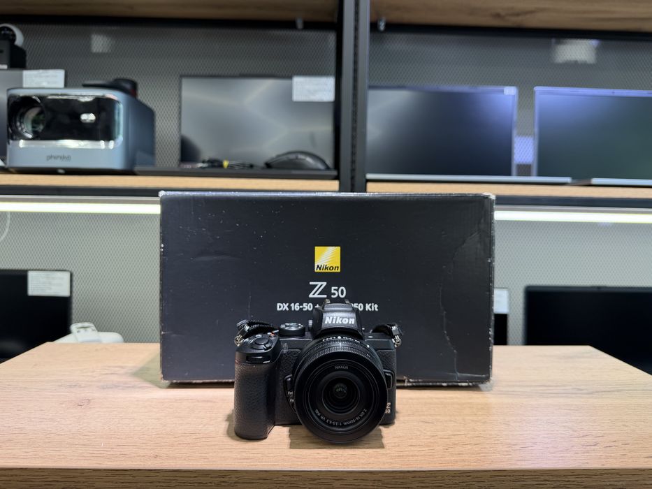 Фотоаппарат Nikon Z50, kit 16-50 mm, полный комплект, 2135/А10