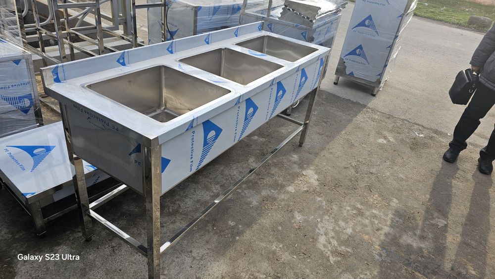 Мойка 3х 1600х600х850