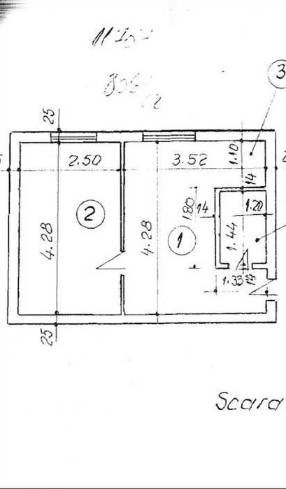 Proprietar, vand apartament 2 camere - Strada Zăbrăuțului, Pieptănari