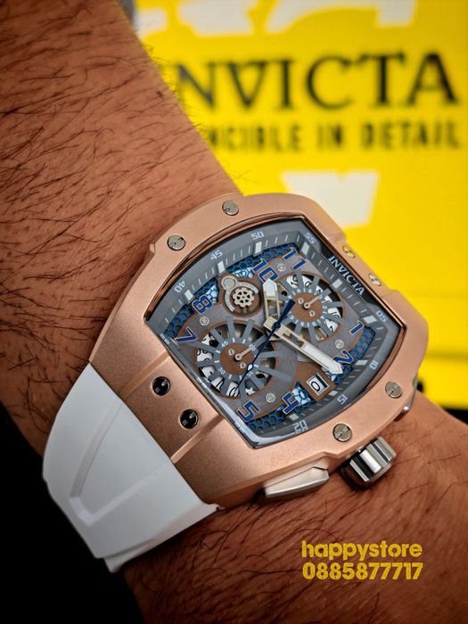 INVICTA Racing Strada Rose Gold 47 mm, Инвикта нов ръчен часовник