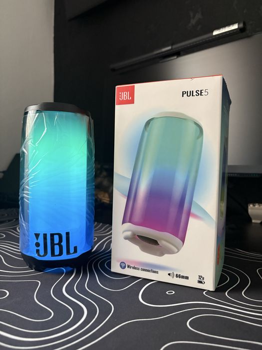JBL Pulse 5 – boxă bluetooth cu LED – nouă cu etichetă