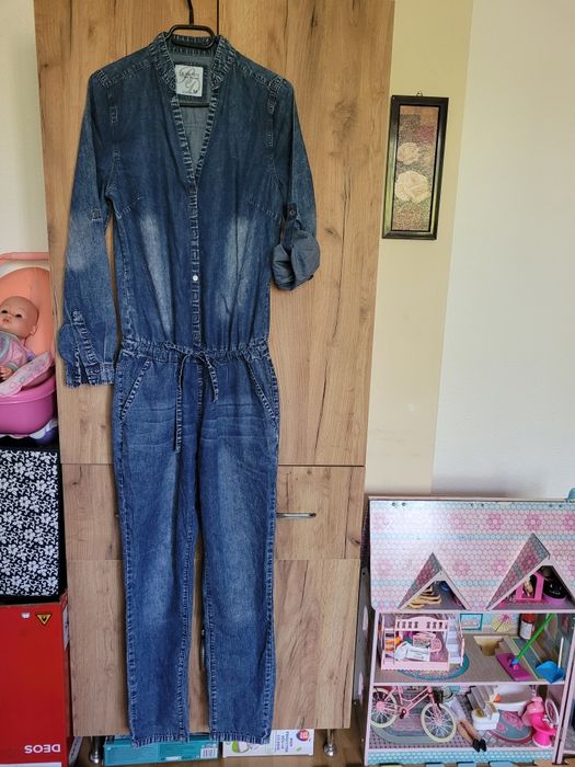 Salopeta denim dama