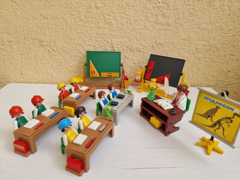 Playmobil Sala de clasa 5314, Scoala 3522 vintage